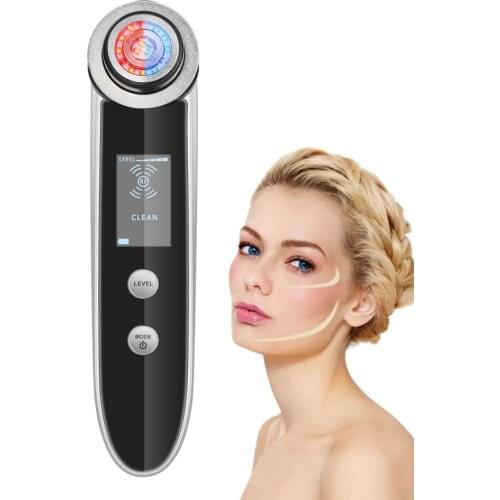 7in1 RF&EMS Radio Mesotherapy Electroporation 5 Mode Wrinkle Radio Frequency Lifting Skin LED Photon Rejuvenation Remover