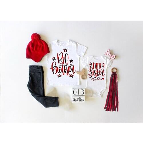 Plaid Shirt Big Brother Little Sister Outfit Big Brother Shirt Little Sister Shirt Pregnancy Announcement Fashion Wear