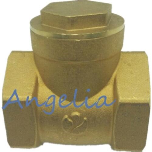 1/2" DN15 BSP Female Brass Swing Check Valve 232Psi Prevent Water Backflow