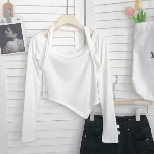 Женские футболки с длинным рукавом Litmage China At AliExpress