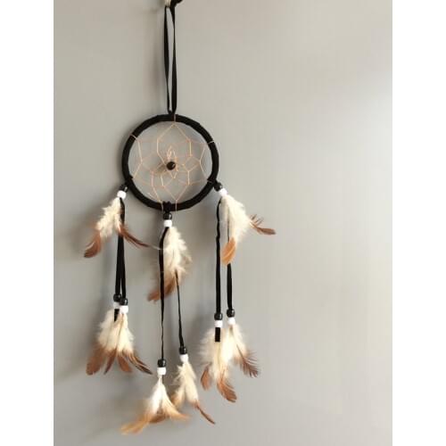 New arrival feather dream catcher car home decor hanging 6 colors option free shipping
