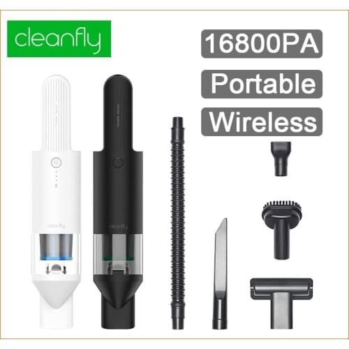 New Youpin Cleanfly Handheld Vacuum Cleaner FV2 for Car home Portable Wireless Dust Catcher 16800PA Strong Cyclone Suction