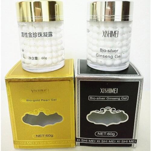 Original XISHIMEI New Packing 2 BOX Bio-Gold day cream & Phyto Pearl Night Cream Anti Aging Export Collection
