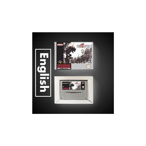 Final Game Fantasy VI 6 - EUR Version RPG Game Card Battery Save With Retail Box