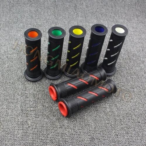 With logo bike Street&Racing CNC Aluminum 7/8"22mm Universal racing Motorcycle Handle Handlebar Moto Hand Bar Grip