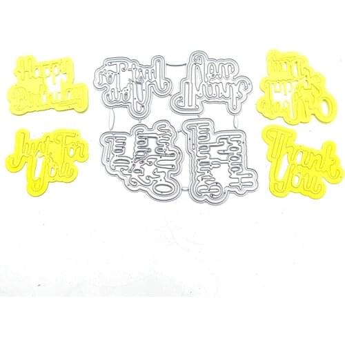 Julyarts Letter Die Cut Crafts Dies Scrapbooking Album Photo For DIY Scrapbooking Decorative Embossing Handcraft Die Cutting