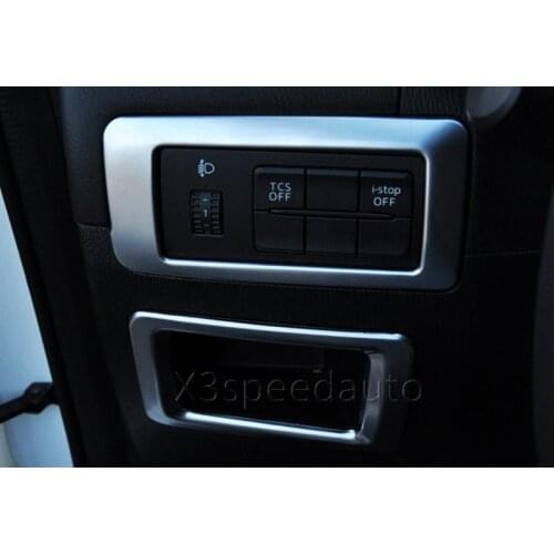 Stable System Switch + Storage Box Frame Cover Trim For MAZDA CX5 2012-15
