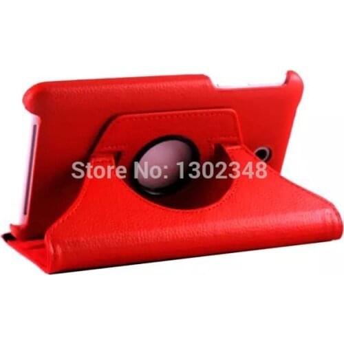 Rotary 360 Degree Rotaing Litchi Folio Stand PU Leather Sleeve Case Funda Cover For Asus MeMO Pad 7 ME176 ME176C ME176CX K013