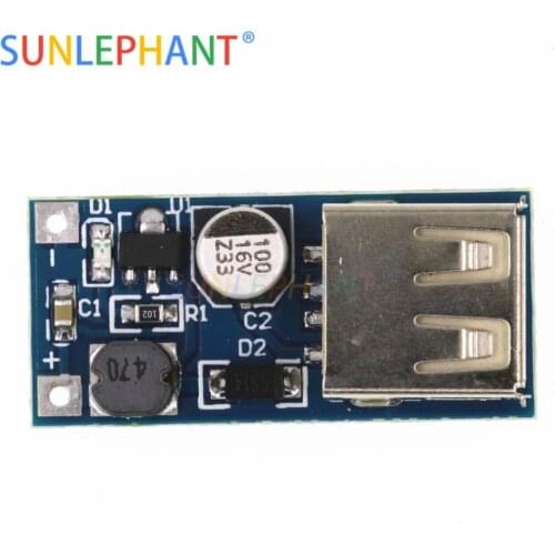 SUNLEPHANT DC-DC USB Output charger step up Power Boost Module 0.9V ~ 5V to 5V 600MA USB Mobile Power Boost Board