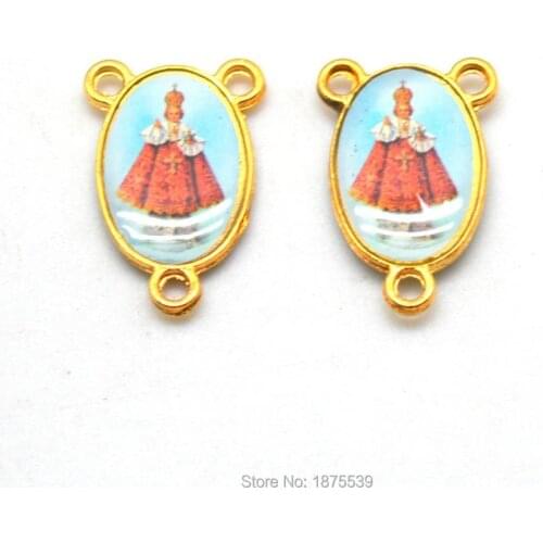 Gold Color Infant Jesus Catholic Rosary Centerpieces