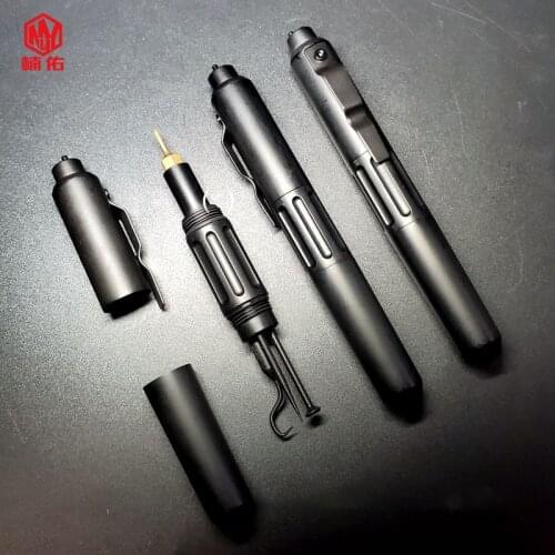 1PC Portable Titanium Alloy Screwdriver Combination Set Repair Tool Lifesaving Pen Outdoor Survival EDC Multifunction Tool