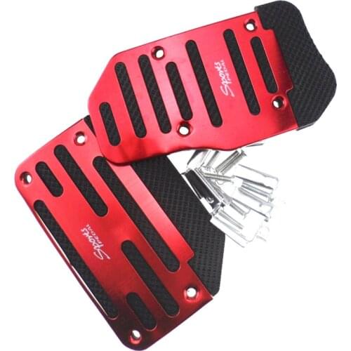 Aluminum alloy car anti-skid pedal accessories for Ford Focus Fusion Escort Kuga Ecosport Fiesta Falcon EDGE/Explorer/EXPEDITION