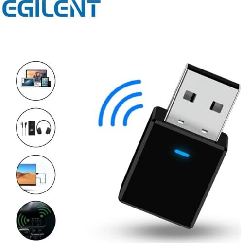 Bluetooth 5.0 Receiver Transmitter 2 in 1 wireless Adapter Car Handsfree Wireless AUX Audio Music Receiver Adapter