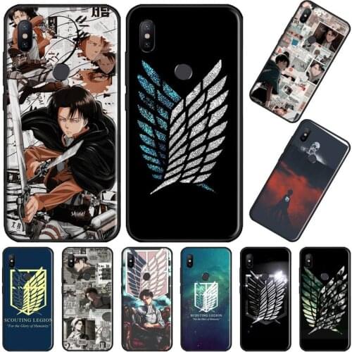 Anime Attack On Titan Levi Ackerman Unique Phone Cover For Xiaomi Mi A1 A2 5 6 6PLUS 8 9 SE Lite MIX 2 2S MAX 2 3 Pocophone F1