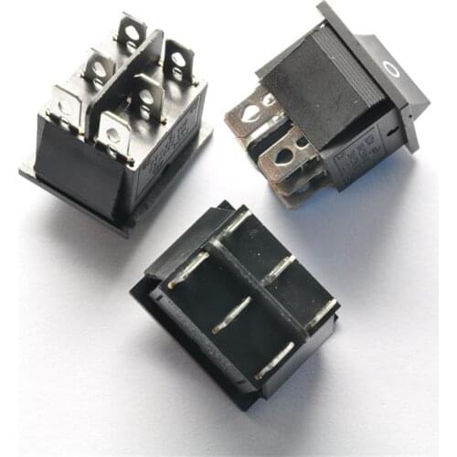Black ship type switch 16A250VAC key power switch for machine or equipment,300pcs/lot