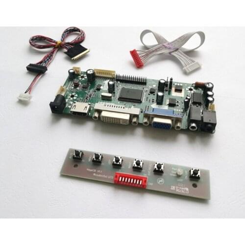 For LP156WF2 LP156WF4 LCD screen LVDS 40-Pin 1920*1080 WLED laptops VGA+DVI 15.6" M.NT68676 monitor controller card DIY kit