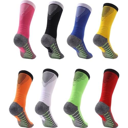 2020 Football Socks Sports Cycling Trekking Hiking Skiing Men’s Running Socks Sport Edwin Towel Bottom Anti-Slip Shock Absorb