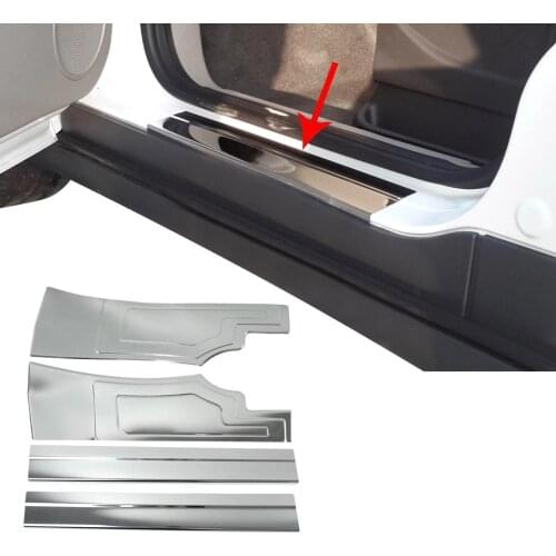 Ford Connect Chrome Door Sill 4 Piece Stainless Steel (2014-)