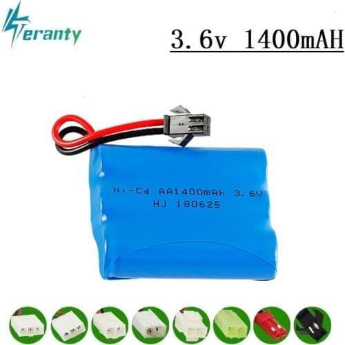M Model ) 3.6v 1400mah NiCD Battery For Rc toys Car Tanks Trains Robot Boat Gun Ni-CD AA 700mah 3.6v Rechargeable Battery