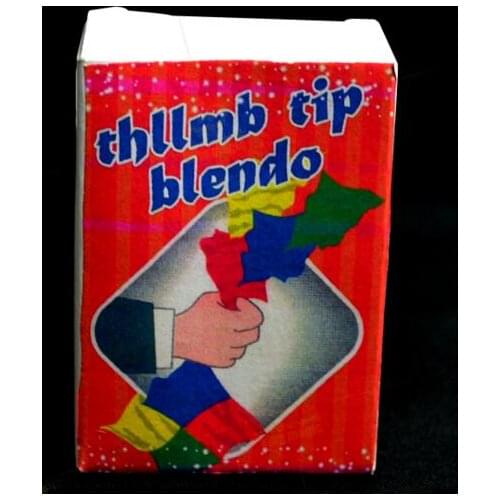 Thumb Tip Blendo Silk,Magic Tricks,Scarves,Accessories,Close-Up,Comedy,Illusions,Stage,Mentalism,Magician Toys,Fun