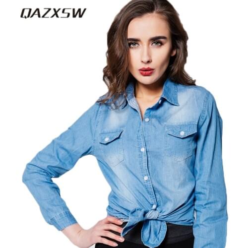 Блузки с воротником QAZXSW China At AliExpress