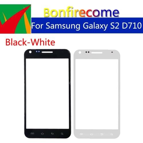 10pcs\lot Touchscreen For Samsung Galaxy Galaxy S II S2 Epic 4G D710 LCD Front Outer Glass Touch Screen Lens Replacement 4.27"