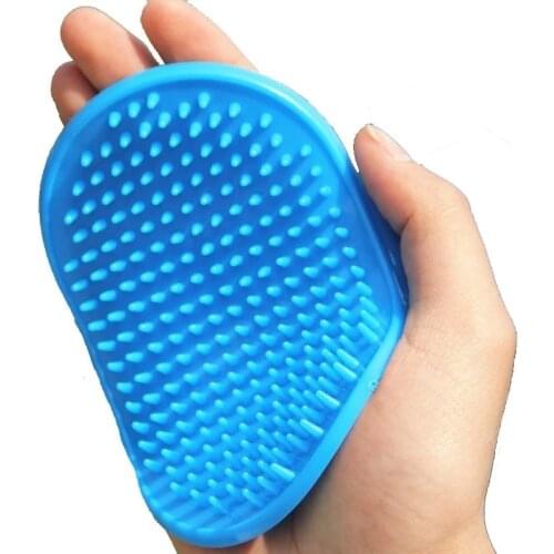 Pet dog cat bath brush comb rubber gloves hair fur beauty massage 23x12 cm pet shower dog brush Pet accessories
