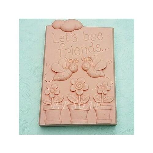 Cartoon Bee Craft Art Silicone Soap mold Craft Molds DIY Handmade soap molds