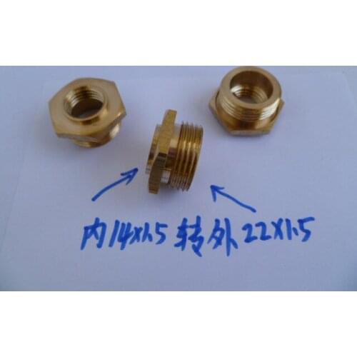 High pressure cleaning machine tube modified mobile spray tube switch adapter outside M22 * 1.5 turn M14 * 1.5 core