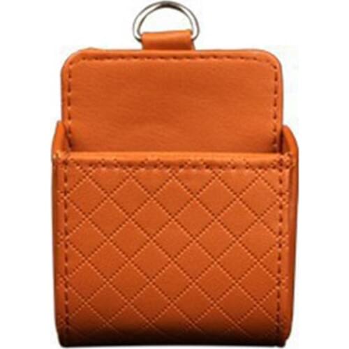 Universal Car Lambskin Storage Bag Outlet Vents Auto Air Conditioning Port-mounted Large-screen Mobile Phones Cigarettes Bills