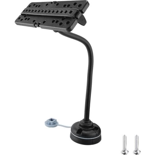 360 Degree Swivel Universal Marine Kayak Electronic Fish Finder Mount Base Fishfinder GPS Plate Rotating Boat Supporter