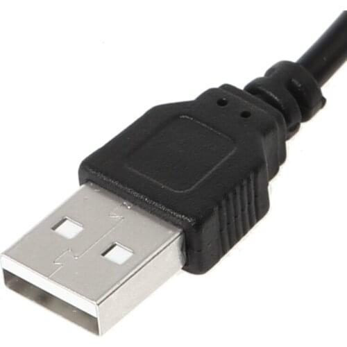 USB Male To 4.0x1.7mm 5V DC Barrel Jack Power Supply Cable Connector Charge Cord