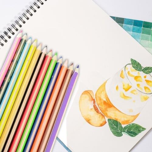 Adults Kids Painting Coloring Book Stress Relief Books Special Colored Pencils Watercolor Pencils Wood Colored Pencil Set