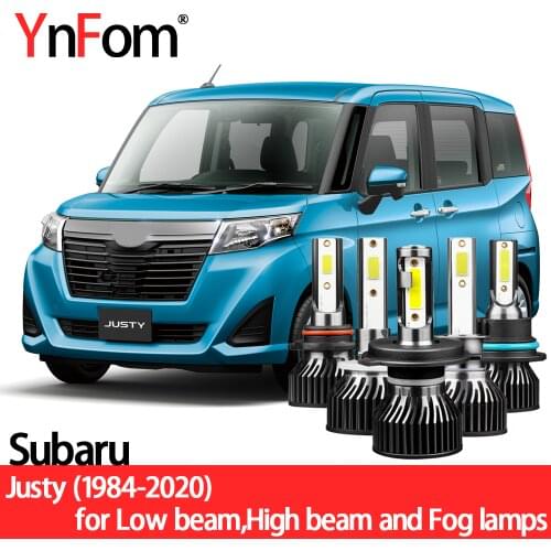 YNFOM LED headlights kit for Subaru Justy Tutto Cultus Ignis Swift 84-20 low/high/fog lamp,car accessories,car headlight bulbs