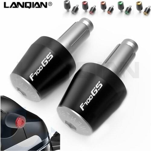 For BMW F700GS Motorcycle Handlebar Grips End Cap Anti Vibration Silder Plug F 700 GS 2013 2014 2015 2016 CNC Accessories