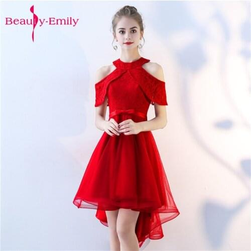 Beauty emily new evening dresses Short Prom gown Dress 2019 Sleeveless short dress for graduations party