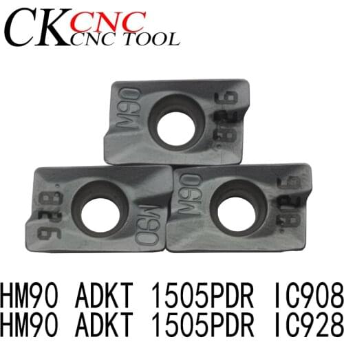 10pcs HM90 ADKT 1505PDR IC908 IC928 high quality sanyinghe CNC carbide milling insert blade