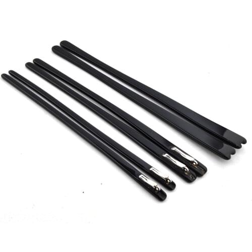 10pairs(20pcs)9mm width Black Acetate Eyeglasses temple Glasses l