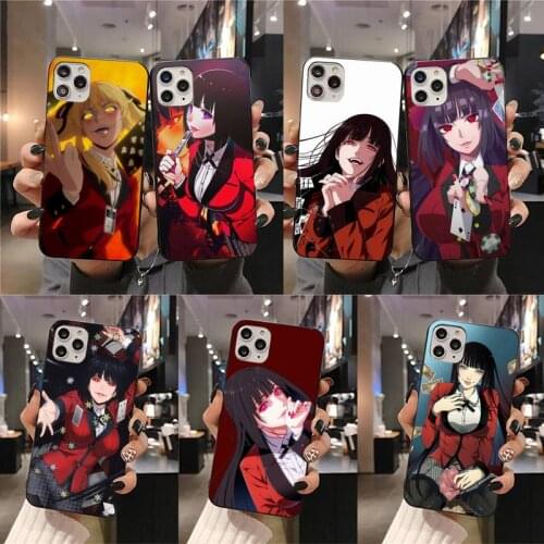 Anime Kakegurui Jabami Yumeko Phone Case For iphone 12 11 Pro Max Mini XS Max 8 7 6 6S Plus X 5S SE 2020 XR cover