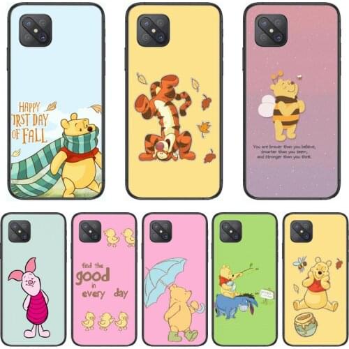 Phone Case Disney Winnie Donkey Tiger Fashion Phone Case cover For OPPO A91 9 83 79 92s 5 F9 A7X Reno2 Realme6pro 5 black tpu