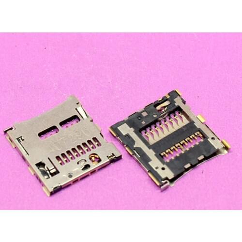 YuXi High quality Sim card holder tray slot for Huawei honor P6 P6-C00 P6-U00 -T00 X1 memory card socket connector replacement