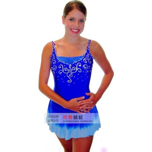 Kids Ice Skating Dresses Graceful New Brand Figure Skating Dresses For Competition DR4167