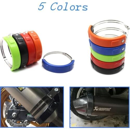 Hot sell motorcycle accessories Silencer/Exhaust Oval Exhaust Orange Protector For SUZUKI SV650/S SV 650