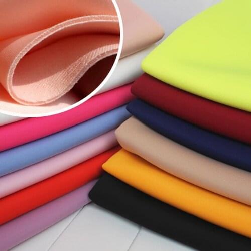 Air Space Cotton Knit Fabric Stretch Spandex for Sewing Jacket Skirt Clothes DIY Dolls by Half Meter
