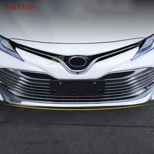 Chrome Front Bumper Cover Lower Trim Lip For Toyota Camry 2018 2019 8 8th XV70 Car Accessories