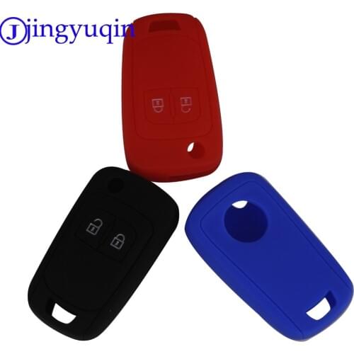 Jingyuqin 10ps Silicone Car Key Protective Holder Cover Case For Opel Astra Corsa ADAM Antara Meriva Zafira Insignia Accessories