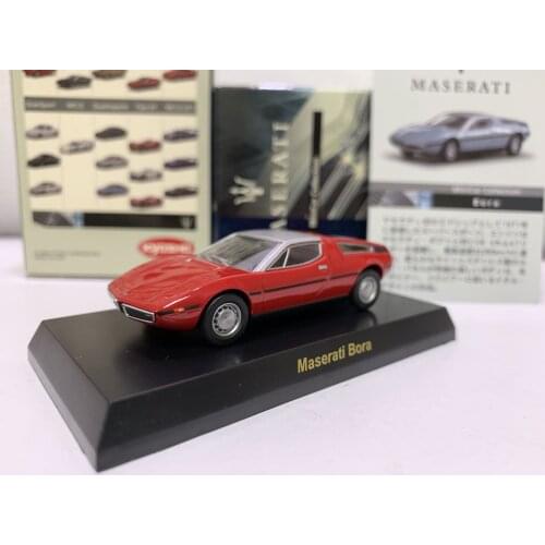 KYOSHO 1/64 Maserati Bora Classic Italian sports car from the 70s collection of die-cast alloy car models