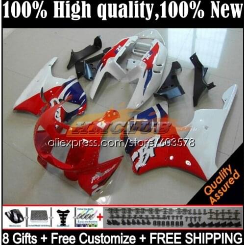 Body For HONDA CBR893RR CBR900RR CBR 893RR 1994 1995 1996 1997 31CL.71 CBR900 CBR893 CBR 893 RR 94 95 96 97 Fairing white blue
