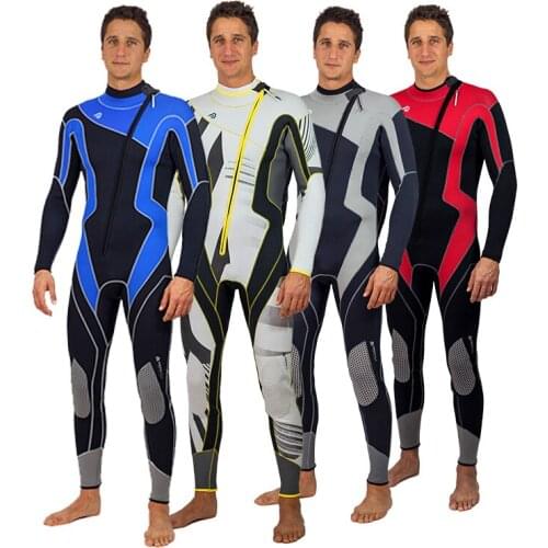 HISEA-One Piece Diving Suit Front Chest Side Zipper Surfsuit Thickened Warm Swimsuit 3mm Anti Cold Snorkeling Equipment