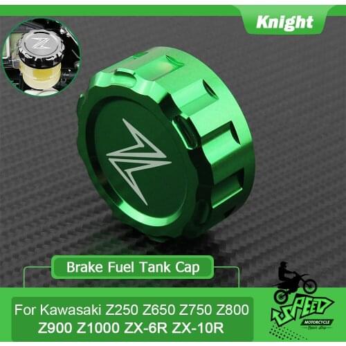 Motorcycle Rear Brake Fluid Reservoir Cover Cap For Kawasaki Z250 Z650 Z750/R Z800 Z1000 Z1000SX EX250/300 ZX6R ZX10R LOGO: Z